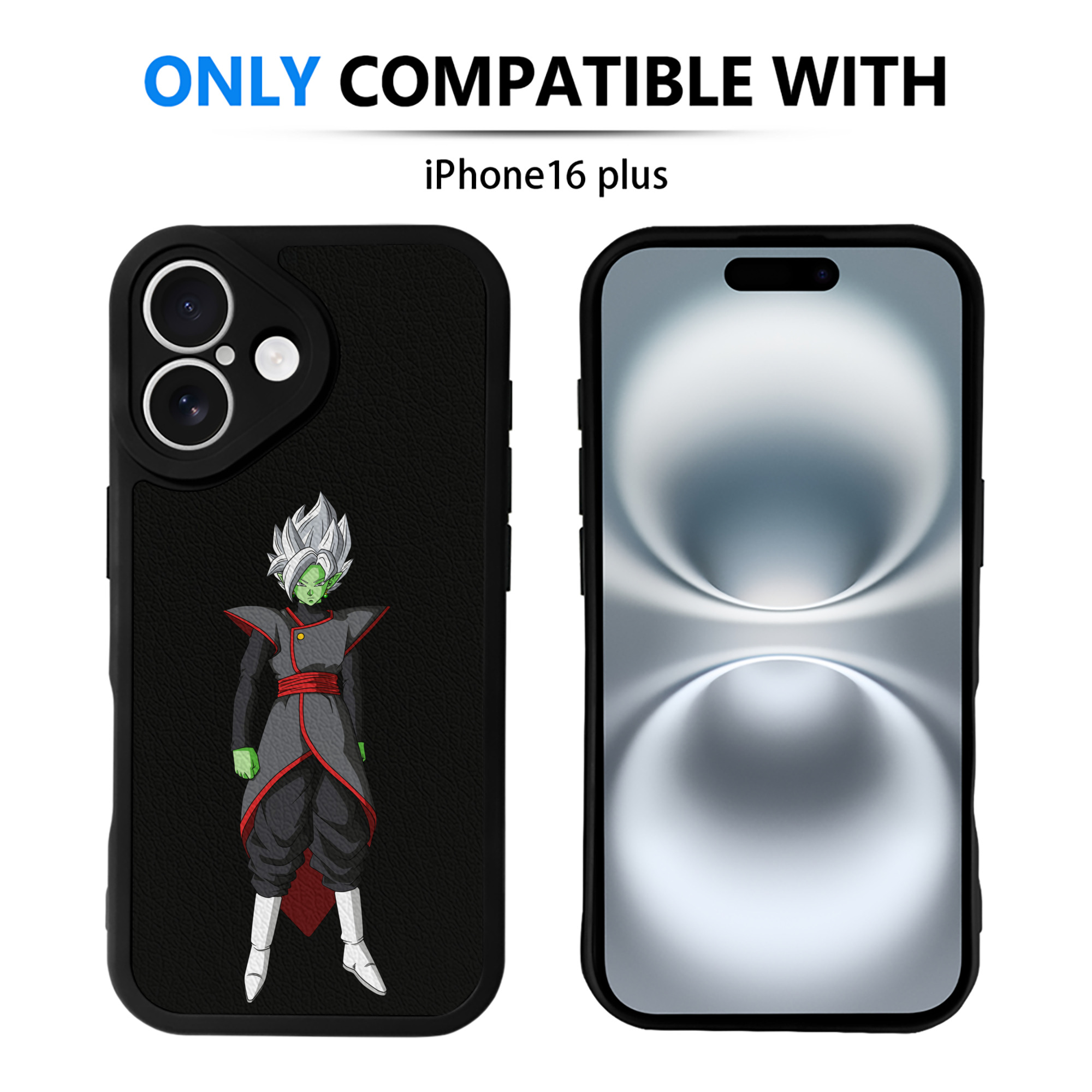 （画像用） ドラゴンボール ベジット DRAGON BALL Vegetto 【iPhone 16シリーズ対応】シリコンスマホケース（レザー調） 材質：シリコン